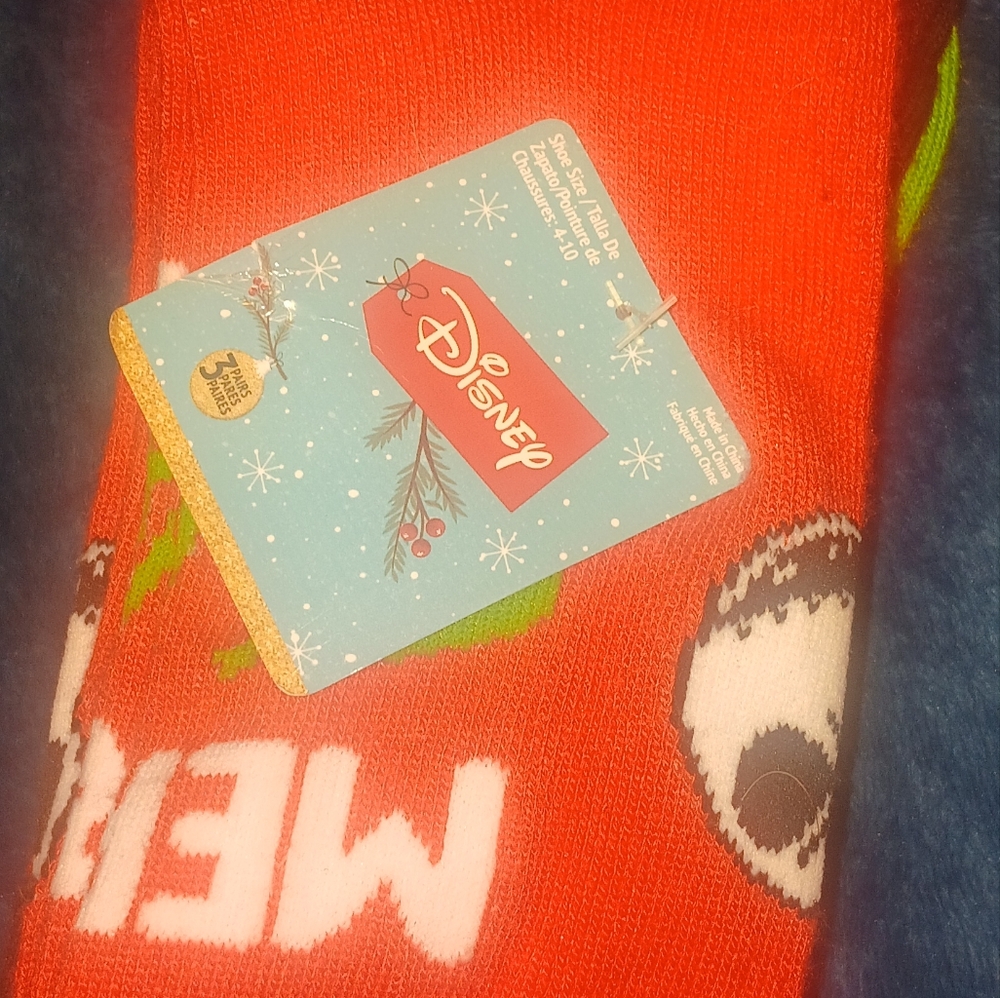 Nwt 3 pk Nightmare before Christmas socks
